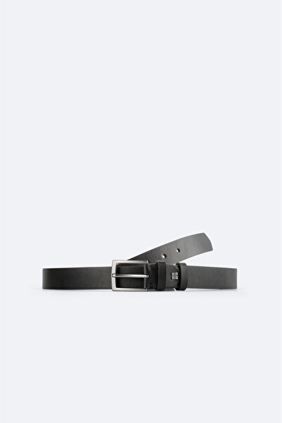 Avva Men's Black Classic Buckle Belt A51Y9302
