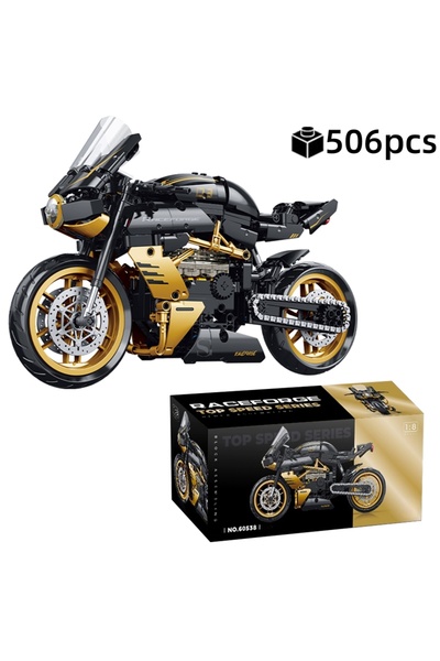 Choice 506pcs 506PCS Motorcycle Technic Building Blocks Set MOC Creative Cons...