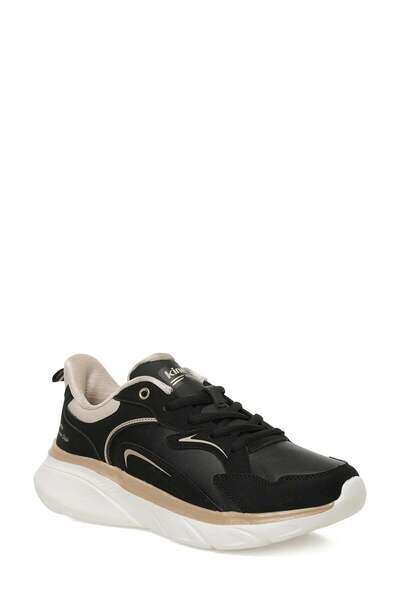 Kinetix Mone Pu W Black-Ecru Women's Sports Shoes