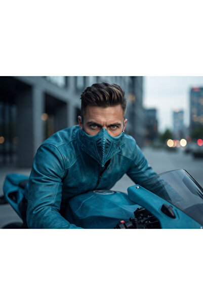 MTNdizlik Mtn Motorcycle Driver Mask, Harley, Chopper, Motorcycle Leather Acc...