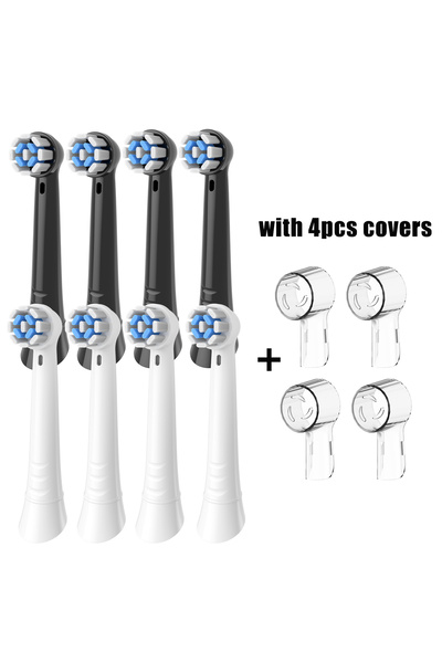 Choice14 4W 4B with 4Covers 4/8/12/16/20 Pack Replacement Toothbrush Heads Co...
