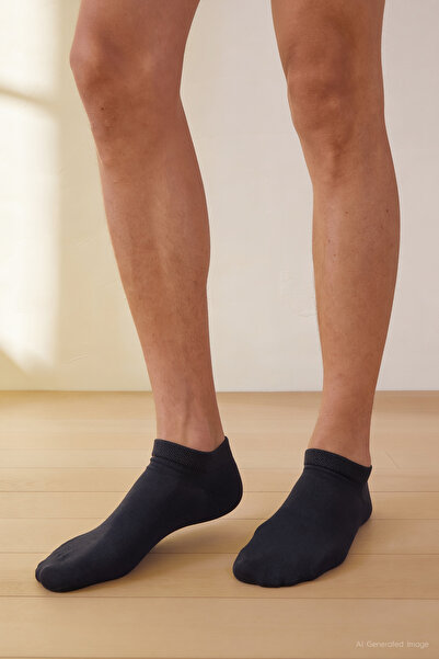 Bolero Bamboo Men's Booties Navy Blue Socks
