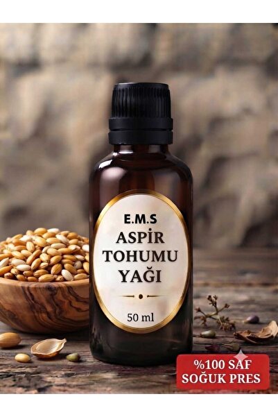 E.M.S AVM 50 مل من زيت بذور السمسم، زيت سمسم طبيعي نقي 100% معصور على البارد.
