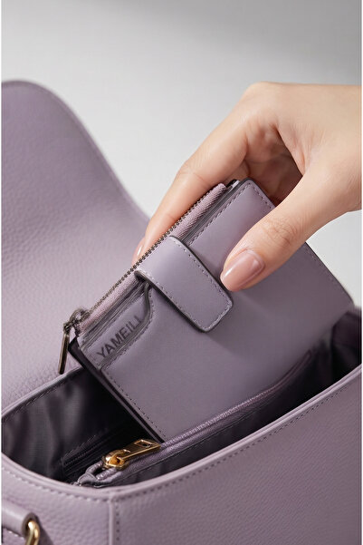 Mazel Design 6633 Multi-Pocket Card Holder, Imported Lilac Wallet with Zipper...