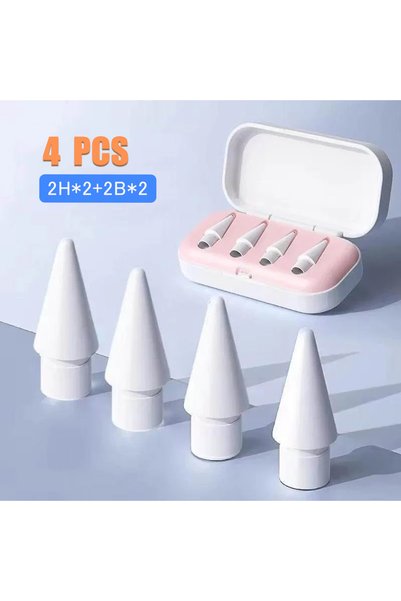Choice3 B Thin Soft Nib Replacements: 4pcs/6pcs Pencil Refills for Apple Penc...