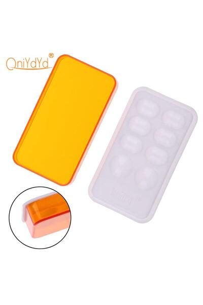 Choice Dental Resin Mixing Watering Moisturizing Plate With Cover 8 Slot Palette