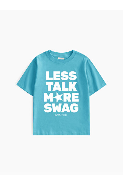 lethestudios More Swag Baskılı Baby Tee