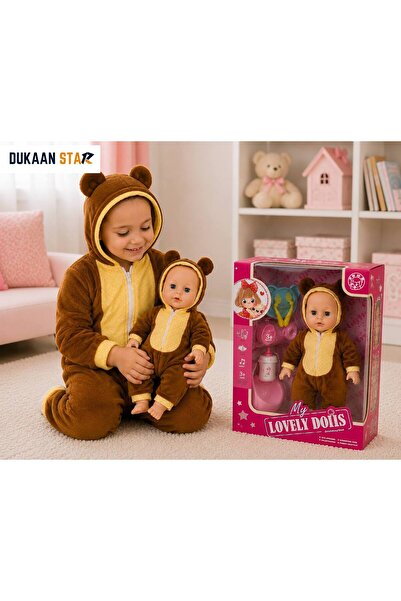 dukaan star Interactive Baby Doll with Care Accessories