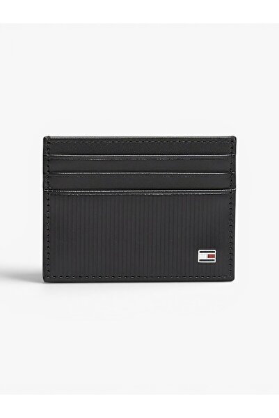 Tommy Hilfiger TH FLAG CC HOLDER Erkek Siyah Kartlık - AM0AM13959