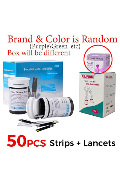 choice2 Only 50 strips Medical Glucometer 50pcs Test Strips Lancets Blood Glu...