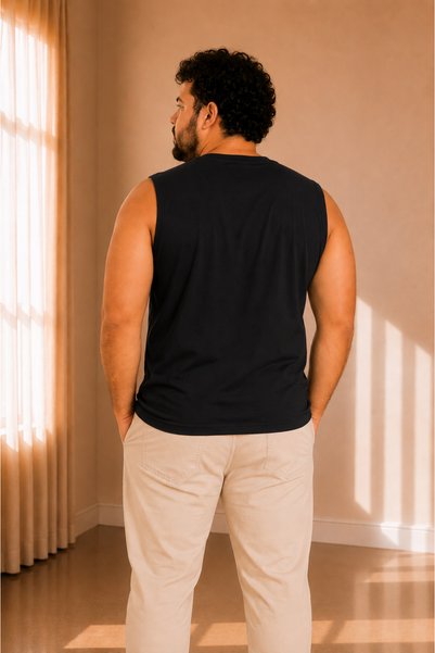 sngl tekstil Men's Oversize Zero Sleeve T-Shirt S-M-L-Xl-2Xl