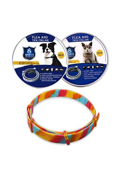 Choice6 62cm for Dogs Colorful Box package Adjustable Anti Flea Dog Collar Pe...