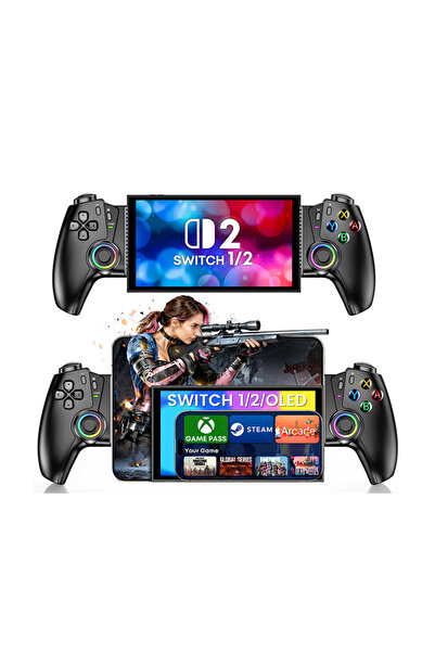 Choice black Dinofire Wireless Bluetooth RGB Controller for Switch 2/Nintendo...