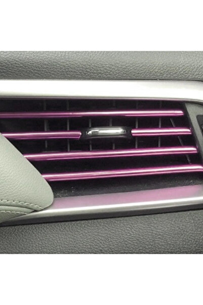 Choice4 PINK 10PCS 20cm Car Air Conditioning Vent Decorative Strips In Five C...