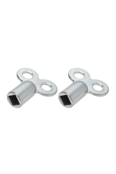 Choice 2PCS 2pcs Zinc Alloy Radiator Exhaust Valve Key 5×5mm Square Socket Ra...