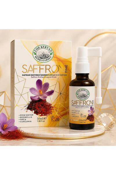 Emr Kervan Herbs Garden Saffron Time Safran Ekstresi İçeren Sıvı 50ml - Safra...