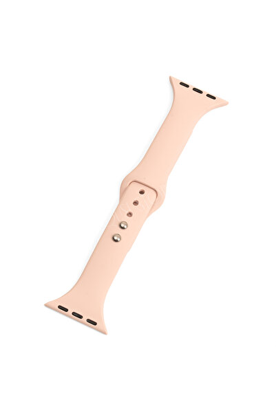 Quse Apple Watch İnce Silikon Kordon – Kum Pembesi – 41mm/40mm/38mm & Series ...
