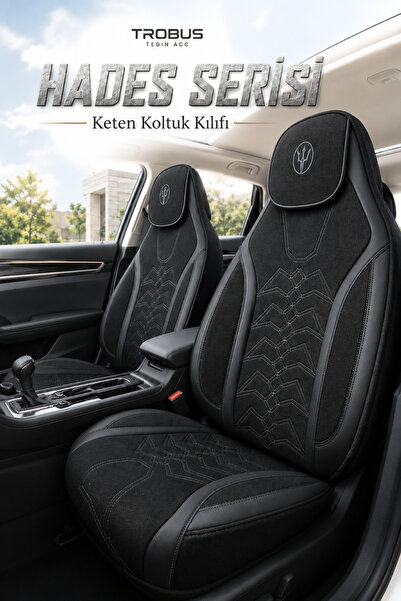 TROBUS KGM Torres EVX 2023 ve Sonrası Uyumlu Hades Serisi Keten Koltuk Kılıfı...