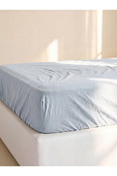 LC Waikiki Διπλό βαμβακερό ελαστικό σεντόνι (W6)