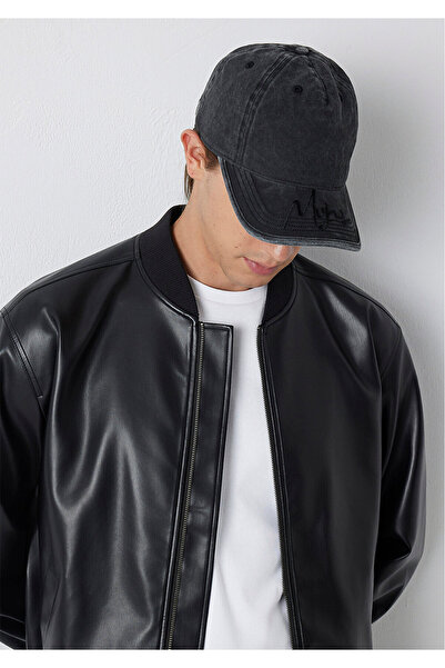Mavi Mvjns Embroidered Anthracite Hat 0912398-900