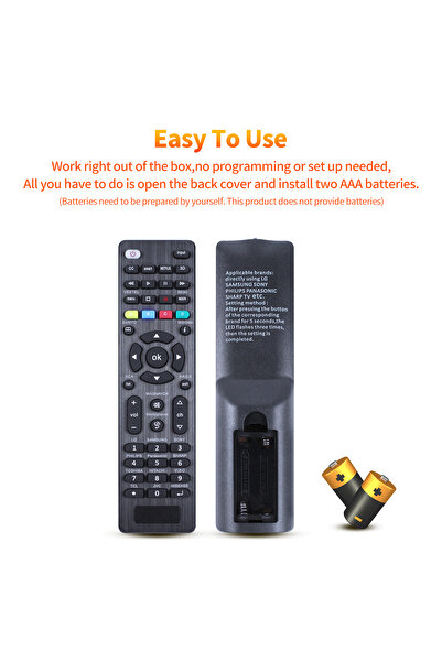Choice black Universal G006 TV Remote Repacement Control for and many brands