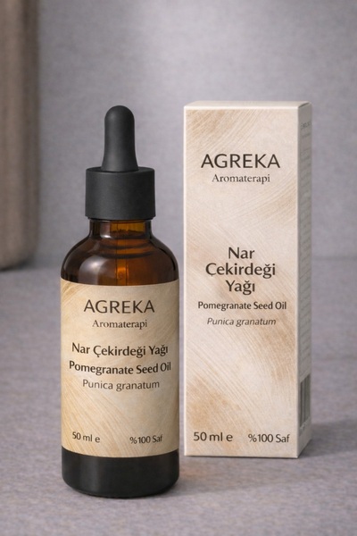 Agreka Nar Çekirdeği Yağı 50 ml / Soğuk Sıkım / Cilt Serumu