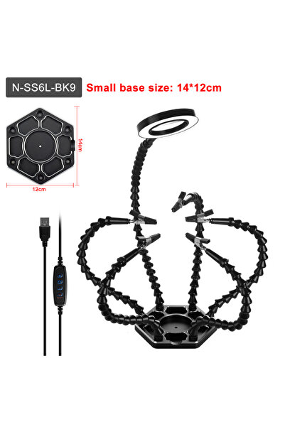 Choice N-SS6L-BK9 NEWACALOX Third Hand Soldering PCB Holder Tool Helping Hand...