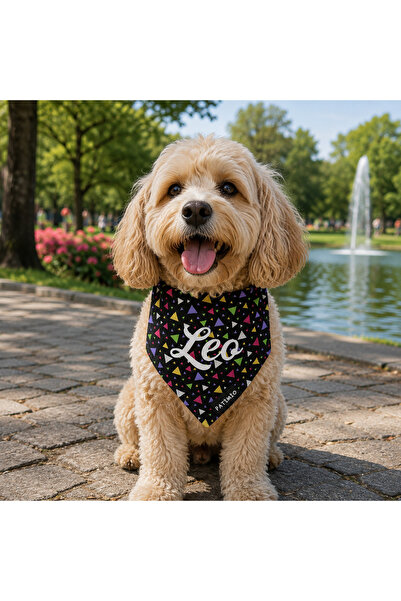 PATİMİO Isme Özel Delta Kedi Ve Köpek Tasma Fular Bandana
