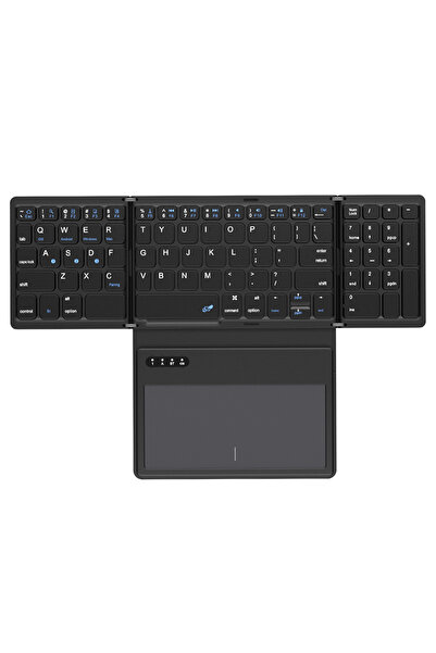 Choice Korea layout Black BOW Foladable Bluetooth Keyboard with Touchpad Pock...