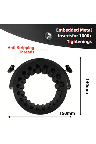 Choice8 StrippingProof Black Anti-Stripping Angle Grinder Drill Bit Sharpener...
