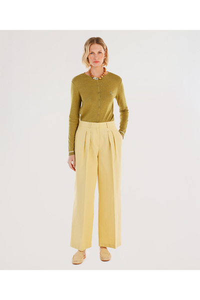 Yargıcı Comfortable Fit Hooked Front Pants
