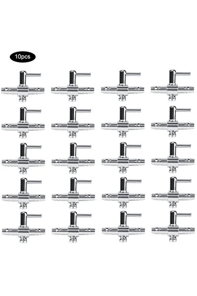 Choice As picture 10Pcs Stainless Steel Aquarium Oxygen Pump Air Volume Flow ...