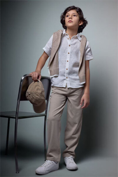 DeFacto Pantaloni elastici în toate direcțiile pentru băieți G3836A826SP