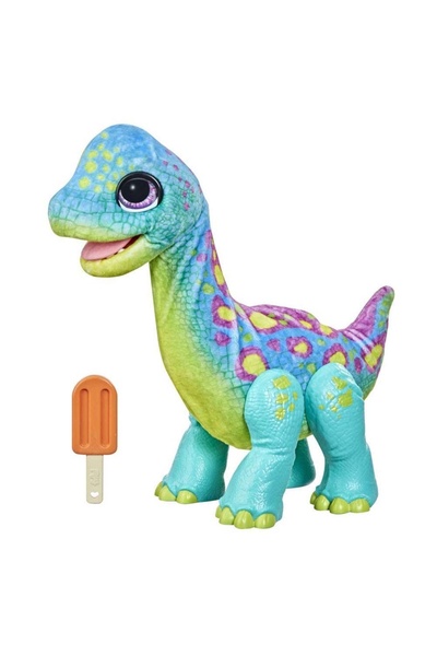 Hasbro Furreal Snackin Sam The Bronto Sesli Hareketli Sevimli Dinozor