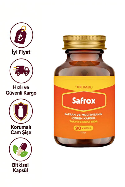Safrox Safran ve Multivitamin içeren 90 Kapsül