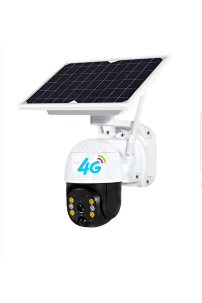 OEM 4G Solar Panel Camera with 2 Lenses