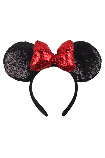 Choice12 tdmq128-4 1pc Mouse Ear 3.3"Velvet Ears Headband For Girls Soft Bow ...