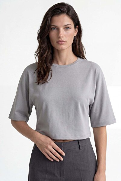 HAKKE Waist-Tied Wide-Sleeved Natural Viscose Bluz