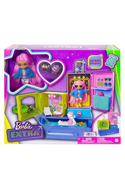 Barbie Oyuncak Extra Mini Bebekler ve Hayvan Dostlarının Seyahat Maceraları H...