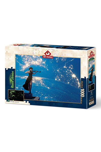 Art Puzzle 1000 Parça Puzzle Neon Son Keman 5266