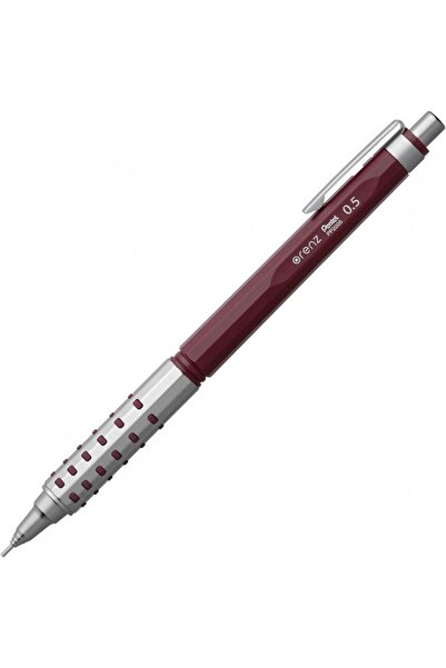Pentel قلم متعدد الاستخدامات (قلم رصاص ميكانيكي) 0.5 مم جسم أحمر Orenz AT Aut...