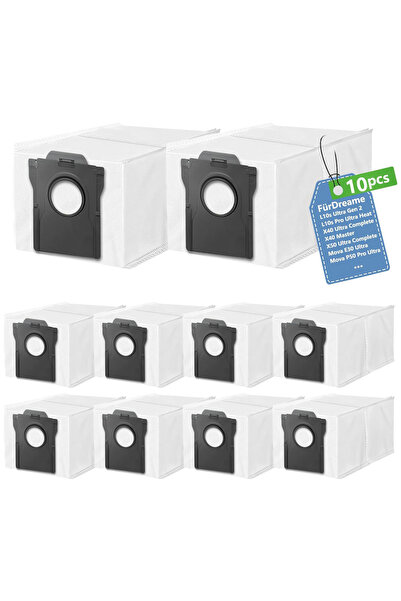 Choice 10PCS 10 Dust Bags for Dreame L40s Pro Ultra/L10s Ultra Gen 2/Gen 3, f...