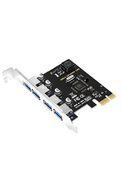Choice شريحة VL805 رباعية المنافذ، بطاقة PCIE USB 3.0 ذاتية التشغيل، 4 منافذ ...
