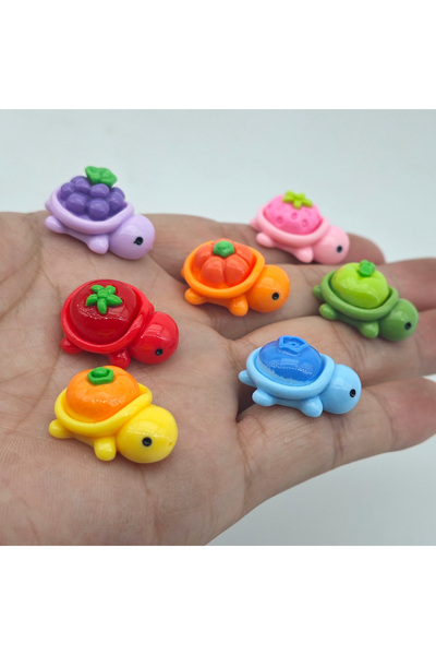 Choice Style5-7pcs Mini Ocean Resin Turtle Animals Tiny Sea Animals Figurines...