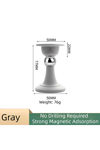 Choice3 Medium-B Gray New Silicone Strong Magnetic Door Suction Protects The ...
