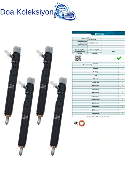 Genel Markalar 4X EJBR01801A Yenilenmiş Enjektör Renault Clio Megane Kangoo 1...