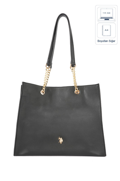 U.S. Polo Assn. Black Women's Shoulder Bag Us26591