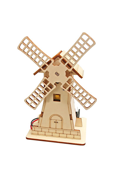 Choice windmill cottage Electric Windmill Hut Student Educational Science and...