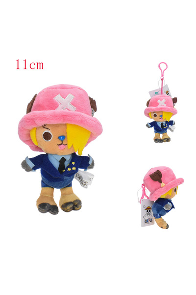 BANDAI 11cm Tony Chopper 1 One Piece Original Tony Tony Chopper Plush Toys Lu...