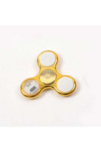 Choice gold 6colors Creative LED Light Luminous Fidget Spinner Changes Hand S...